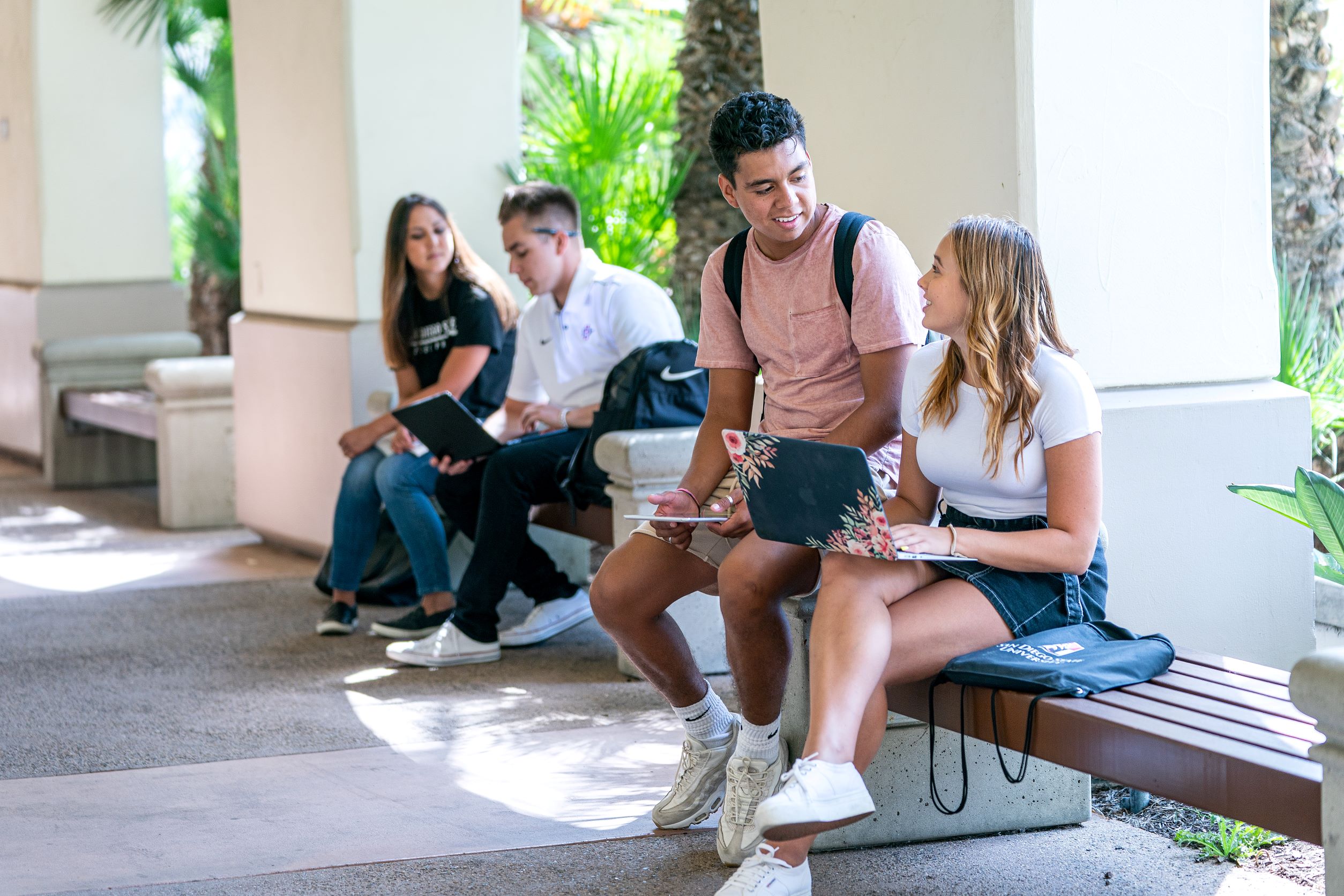 SDSU Students connecting